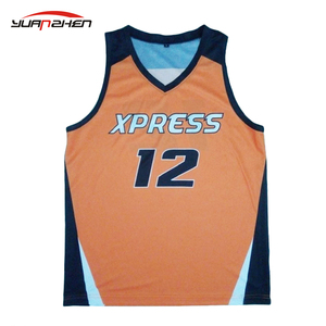 Sublimación completa nuevo estilo de <span class=keywords><strong>baloncesto</strong></span> <span class=keywords><strong>camiseta</strong></span> último diseño naranja y negro <span class=keywords><strong>baloncesto</strong></span> Jersey - Product Image 3