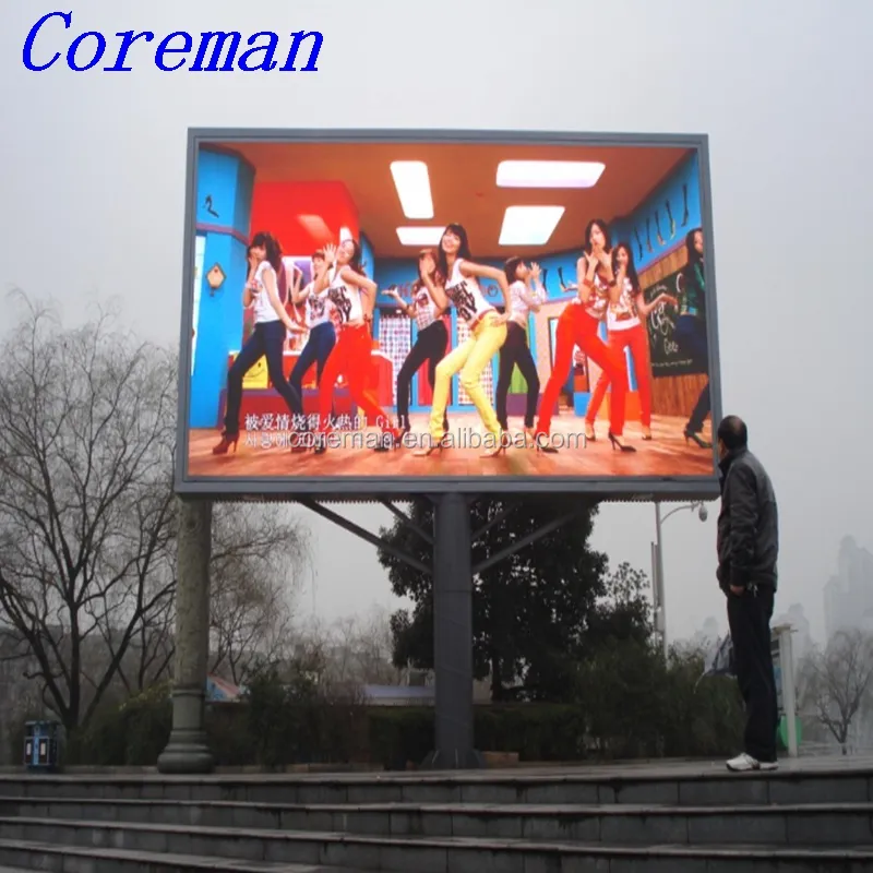 Coreman HD RGB 3IN1 p10 led 디스플레이 32x16 고휘도 P10 P12 P16