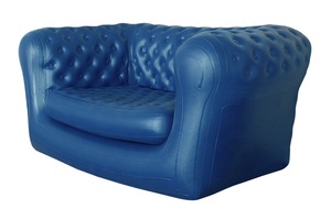 Kursi santai tiup dua orang, PVC luar ruangan dapat dilipat Chesterfield tiup - Product Image 2
