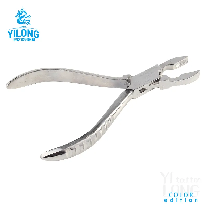 Yilong Stainless Steel Surgical S/S Ring Closer Body Piercing Tools Plier Tattoo Accessories