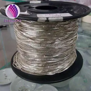 Высококачественная 925 серебряная цепь для изготовления ювелирных изделий оптом