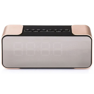 MX-21 gương LED kỹ thuật số Đồng hồ báo thức/BT/FM Radio/ TF thẻ/AUX/ Hands miễn phí - Product Image 2