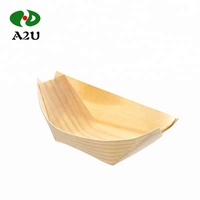 Flexibilité de Sculpture Sur Bois de Sushi En Bois Jetable Bateau