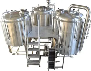 Tubes de bière en acier inoxydable, 304 pubers, réservoir de brassage à vin, fermenteurs coniques, l, 50l, 10 000l