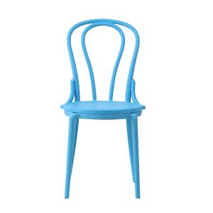 เก้าอี้รับประทานอาหารพลาสติกพร้อมที่นั่งทรงกลมทำจาก PP แบบเรียบสำหรับลานบ้านสวนแบบเรียบง่าย - Product Image 4