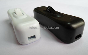 Black/white/transparent 304 Type Cord <strong>Inline</strong> <strong>Switch</strong> for Lamp and Power on off Control - Product Image 5