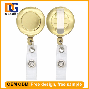 Round retráctil <span class=keywords><strong>ID</strong></span> Correa carrete insignia clip - Product Image 6