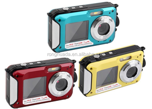 Nueva Cámara Fotográfica Impermeable con Pantalla Dual de 2.7\" + 1.8\" y Cámara <span class=keywords><strong>Digital</strong></span> HD de 24MP (DC6000) - Product Image 2