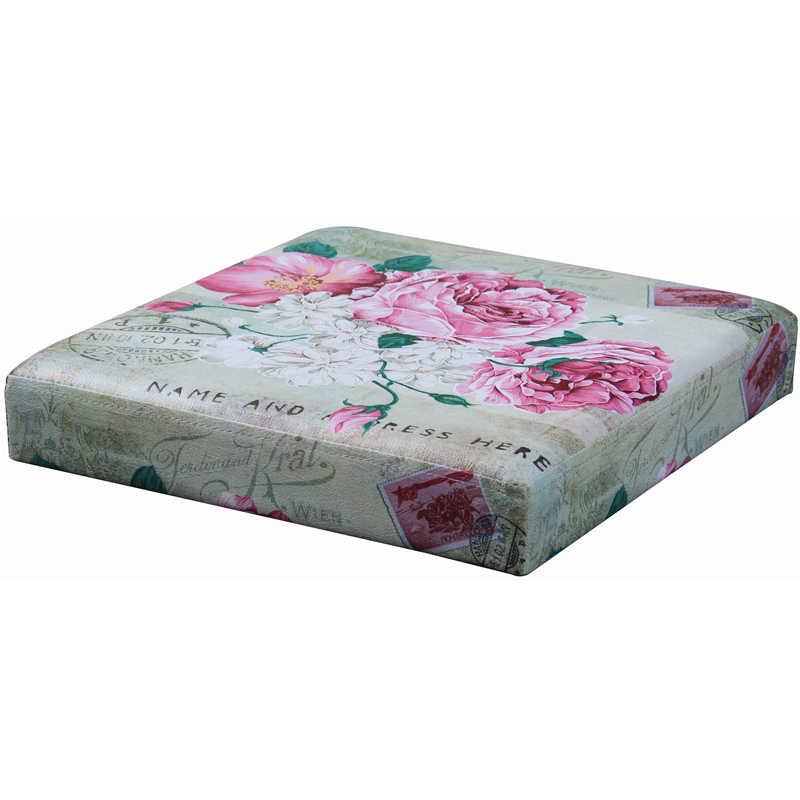 Grande qualité pliable rectangle zèbre pouf
