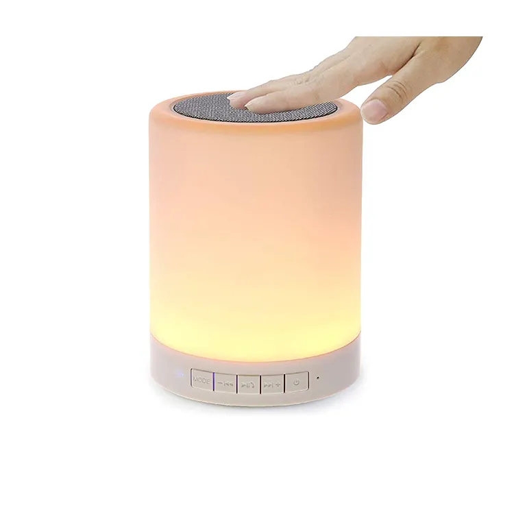RGB Atmosphere Lamp Night Light Speakers Touch Bedside Lamp Outdoor Table Lamp Support Speaker Handsfree Call