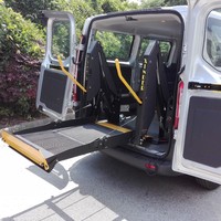 Mesa de plataforma elevadora de silla de ruedas automática hidráulica de reacondicionamiento de vehículos para coche, furgoneta, autobús, camión, minibús, personas discapacitadas