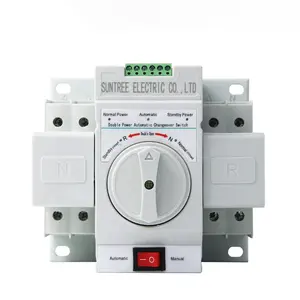 AC 2 Pole 32 Amp Manual Automatic Changeover Switch ATS Series