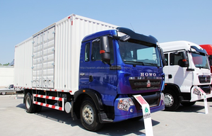 Nueva serie Sinotruk howo 180hp 4x2 furgón camión de carga - Product Image 2