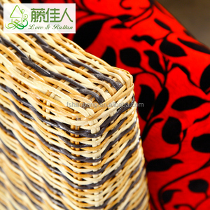 نصف دائرة عشب الماء الطبيعية الروطان الجلود جولة سرير أريكة - Product Image 4