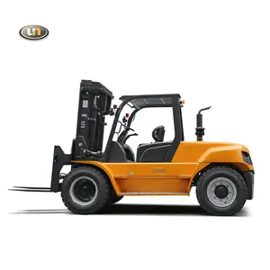 Solid Tire Heavy Duty10t Forklift With Rugged Optional Engines