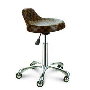 Bulu Mata Salon Furniture Meja Rias dengan Cermin dan Bangku Kursi Bar Yang Dapat Disesuaikan Kursi Bar BX-6620B
