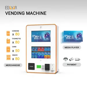 18.5 Inch Touch Screen Small Vending Machine Options For Notes Coins And Nayax Credit Card