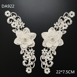 Personnalisé différents en forme de fleur embelli vêtements dentelle appliques pour la <span class=keywords><strong>couture</strong></span> - Product Image 1