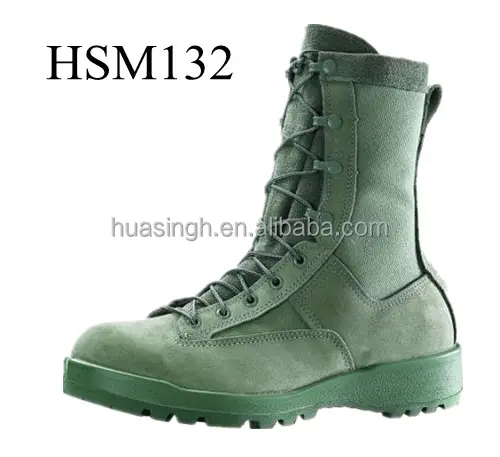 Bouclier de l'armée vert, équipement de sécurité anti-tir pour hommes, chaussures militaires de 8 pouces