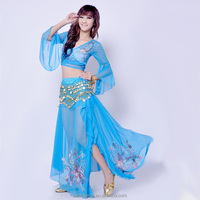 Costume de danse du ventre arabe femmes danse chemisier jupe costume Performance porter