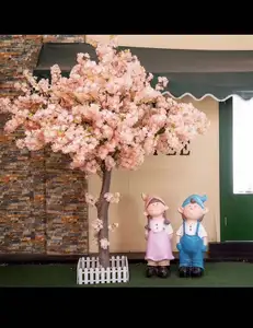 1,2-3 meter höhe fabrik preis kirschblüte baum indoor künstliche blume baum für verkauf