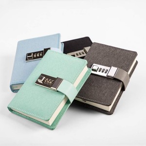 Carnet personnel secret en cuir PU A5 2026, journal relié rigide avec serrure à code, classeur budgétaire pour l'école ou en cadeau - Product Image 6