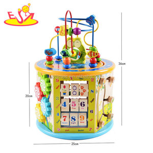 Sáu Mặt Giáo Dục <span class=keywords><strong>Cube</strong></span> Box Trò Chơi Hoạt Động Mẫu Giáo Chơi Đồ Chơi Khối Gỗ Cho Bé W11B153 - Product Image 3