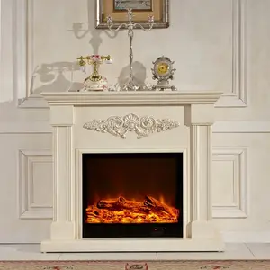 High Quality Electric Fireplace Mantel with Remote Control Function for Outdoor Usa in Household Settings