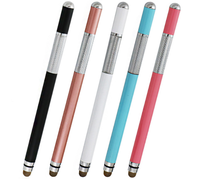 Stylet 3 en 1 de précision mine en fibre, pour dessin capacitif, stylo fin en tissu, pointu pour tablette et téléphone portable