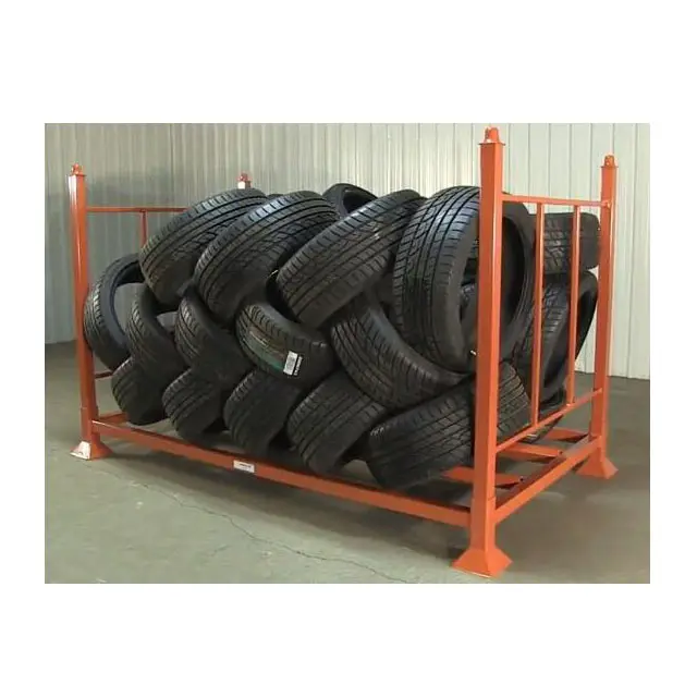 Industrial Heavy Duty Warehouse Steel Metal Car Tire Storage Rack