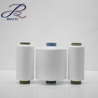 Fil de polyester NIM SD 150/48, prix de gros, fabrication en Chine, fil à tricoter et à tisser, teinture en masse et teinture en continu, NIM RW blanc