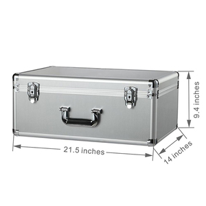Estuche Duro de aluminio a prueba de golpes, estuche de transporte con espuma para instrumentos de prueba, piezas de herramientas para cámaras, mecánico - Product Image 4