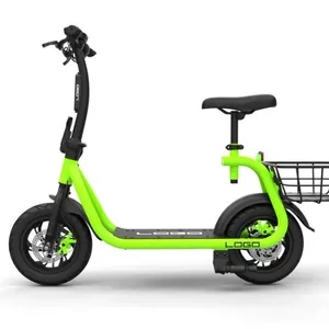 Kick electric scooter with seat A1 msks standing on scooter electric motor 12 inch