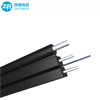 Câble à fibres optiques GJYXCH 2 cœurs 2F 2FO 2 cœurs fibre FOC ftth g657a2 autoportant 1 km prix câble à fibres optiques 2 cœurs câble de descente