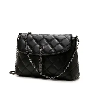 Black oem hand bag fashion bags crossbody shoulder hand bags for women