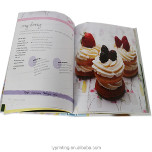 Personnalisé hardcover cook book impression gâteau fait maison livre impression cuire livre impression - Product Image 6
