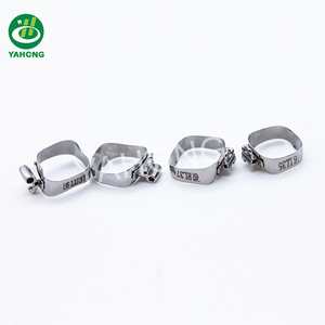 SS diş malzeme 0.022 ortodonti Roth Molar Band Brace Band bukkal tüp - Product Image 4
