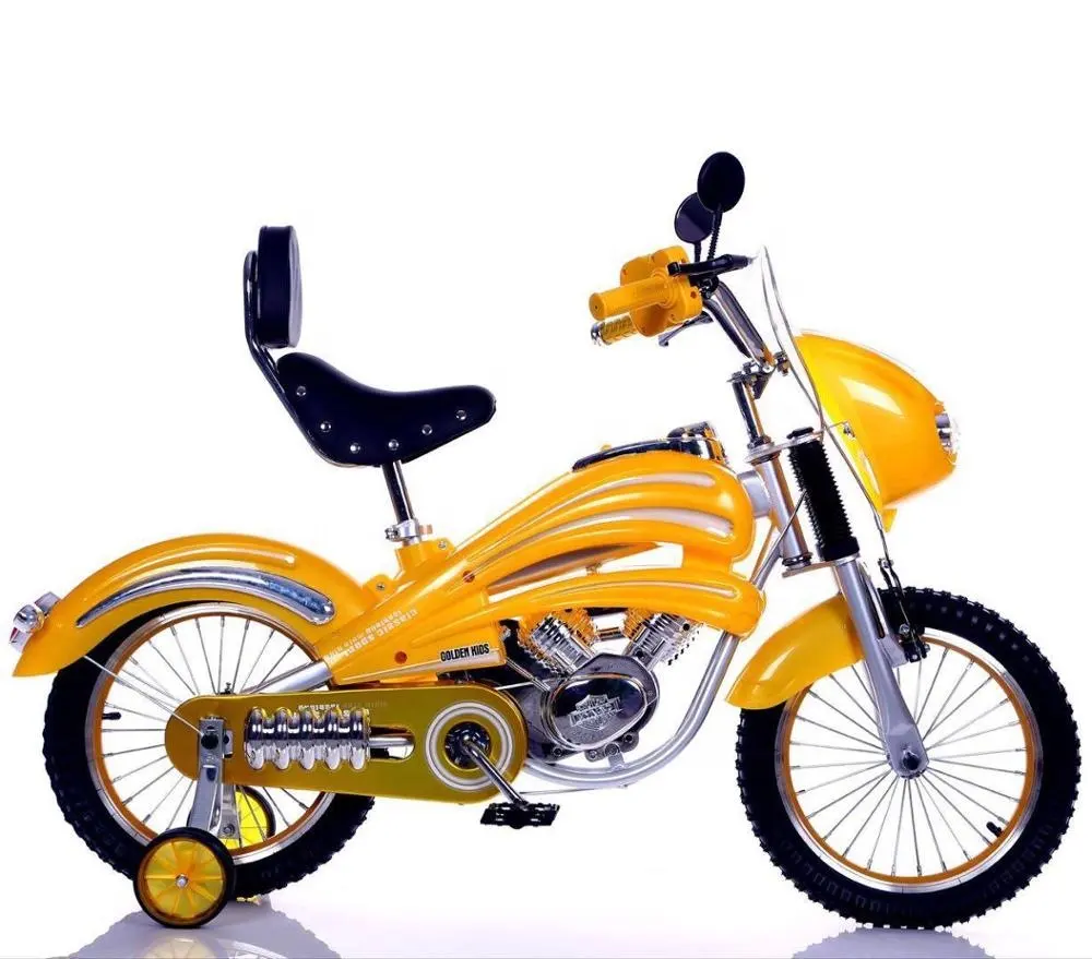 アルミホイール付きプラスチックとスチールフレームの子供用電動自転車