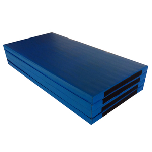 Fabrication en gros <span class=keywords><strong>de</strong></span> tapis <span class=keywords><strong>de</strong></span> <span class=keywords><strong>gymnastique</strong></span> en PVC, tapis <span class=keywords><strong>de</strong></span> tumbling pour la cheerleading avec couleurs personnalisables et design pliable - Product Image 4