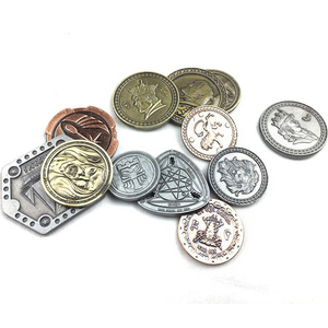Wholesale Custom Cheap Professional High Quality Metal Game Blank Token <strong>Trolley</strong> <strong>Coin</strong> for Board Game - Product Image 1