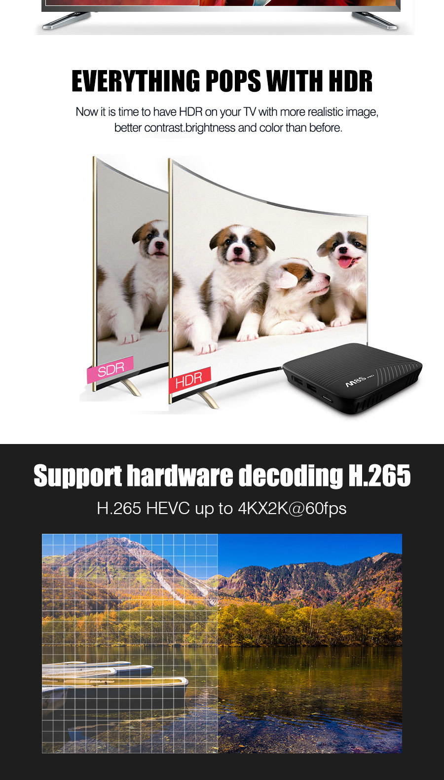 M8s pro android 7.1 smart tv caja Amlogic S912 Octa Core 2 gb ram 16 gb rom m8s pro con bluetooth 4.0