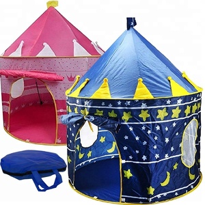Personnalisé <span class=keywords><strong>Amazon</strong></span> Ebay Wish Sell Well Print pour Garçons Filles Bébé Toddler Playhouse Château de Prince House <span class=keywords><strong>Tente</strong></span> pliable - Product Image 1