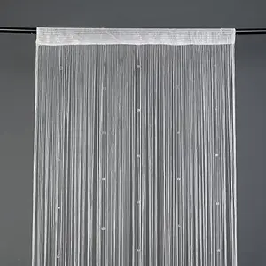 Cortinas de vidro de cristal personalizadas, decorativas para casamento, para portas