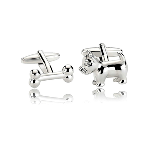 Animale Cane Gemelli Del Nastro Nuovo Prodotto Carino Mens <span class=keywords><strong>Cuff</strong></span> Link o Clip di Legame Custom - Product Image 2