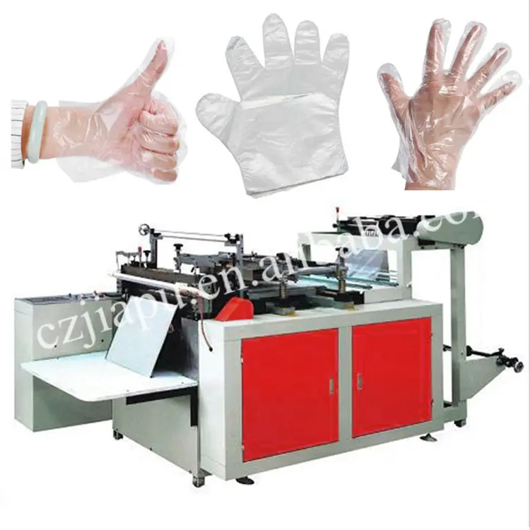 Wegwerp Werk Industriële Plastic Handschoenen Making Machine