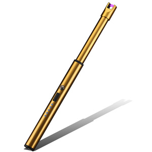 مخصص شعار الكهربائية قوس الولاعات المطبخ شمعة يندبروف طويلة عصا <span class=keywords><strong>USB</strong></span> شحن ولاعة سيجارة إلكترونية بالجملة