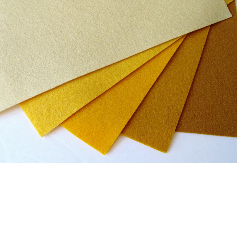 Высококачественная войлочная ткань для теннисных мячей желтого и оранжевого цвета