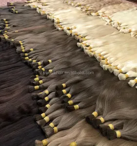 Natural Premium Quality 100% Virgin Remy Brazilian Human Hair Bulk