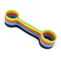 Fournisseur d'usine OEM, bouteille d'eau en silicone pour voyage en plein air, anti-fuite et anti-chaleur, avec crochet et poignée