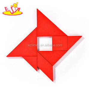 2017 del commercio all'ingrosso migliore bambini mente creativa <span class=keywords><strong>puzzle</strong></span> <span class=keywords><strong>tangram</strong></span> di legno pezzi W11D006 - Product Image 5